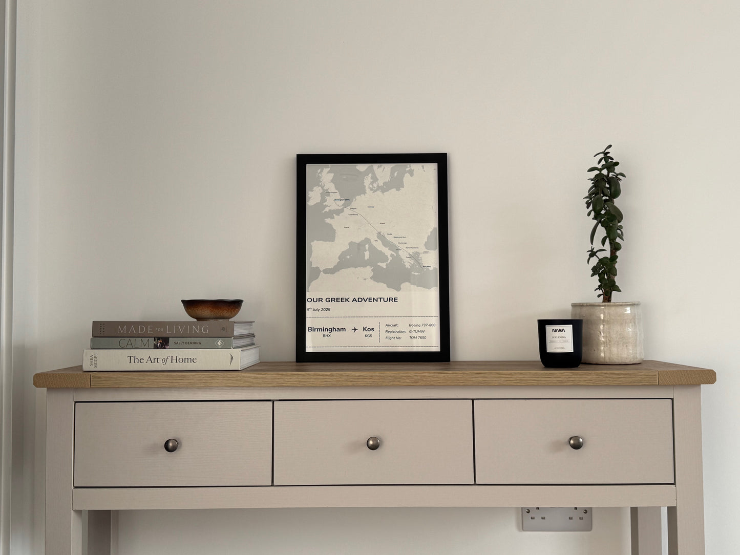 Custom Flight Path Map – Aviation Edition